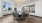 conference room with a chandelier table and chairs